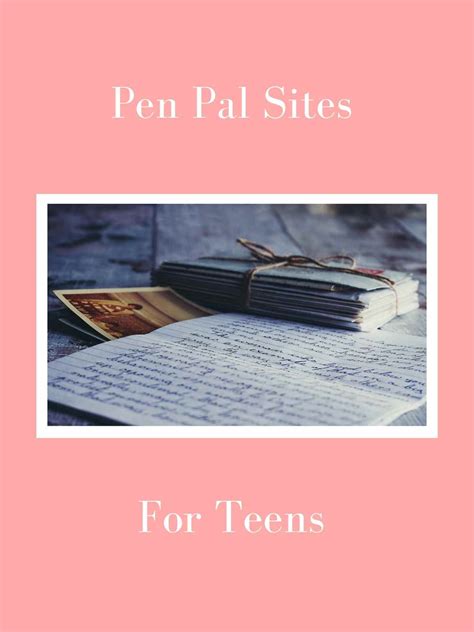 pen pals for teens