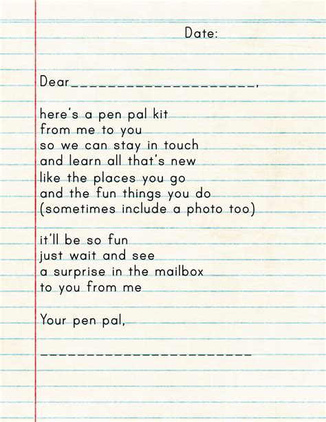pen pals over email