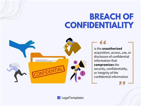 penalties for breaches of confidentiality