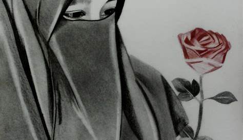 Pencil Drawing Images Of Muslim Girl Hijabi ah Beautiful Hijabies Arts