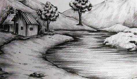 Pencil Drawing Images Of Nature Pictures Scenery To Draw Pictures Nnature