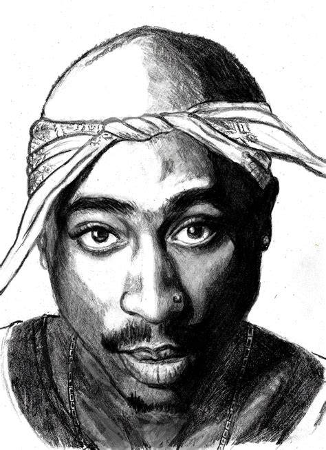 pencil 2pac drawing
