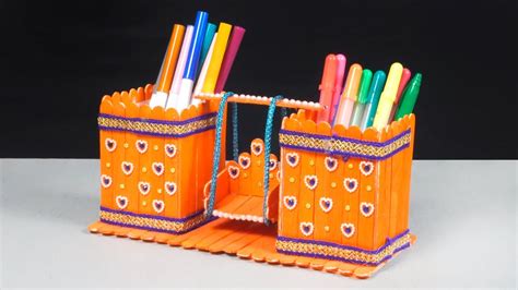 Pencil Holder Using Popsicle Sticks