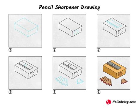 Pencil Sharpener Easy Drawing