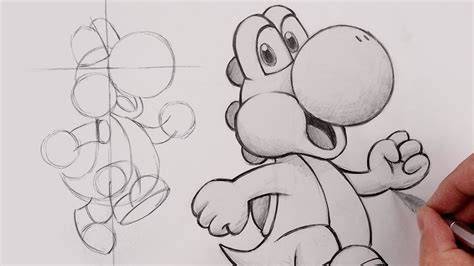 pencil yoshi drawing