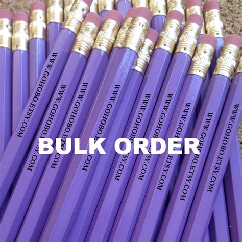 Pencils Personalized Bulk