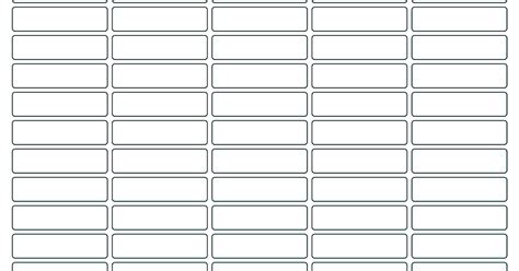 Pendaflex Blank Label Inserts Template
