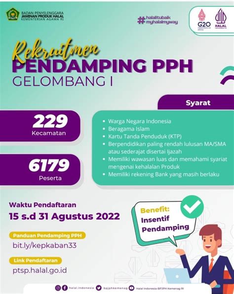 pendaftaran pendamping pph 2023