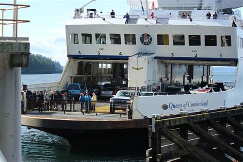 "Spirit of Vancouver Island" BC ferry sailing between Vancouver Island