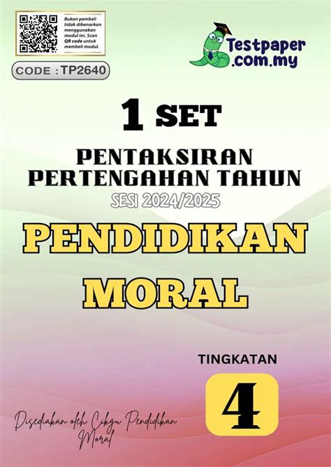 pendidikan moral tingkatan 4 ujian pertengahan tahun