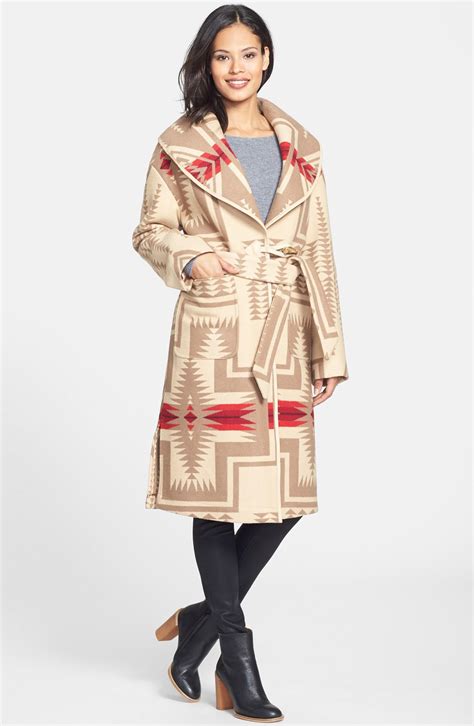 Pendleton Blanket Coat Women's
