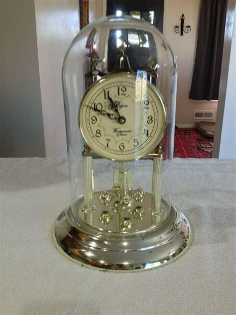 Pendulum Clock With Glass Dome