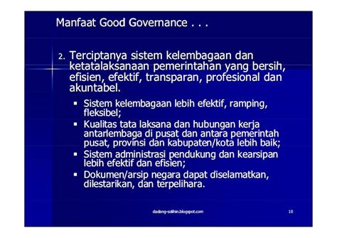 Penerapan Good Corporate Governance di Indonesia (dan Global pada