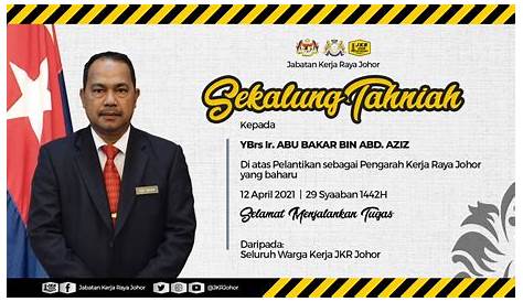 Pengarah JKR Pahang - Portal Rasmi JKR Negeri Pahang