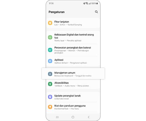 Menyesuaikan pengaturan di Android