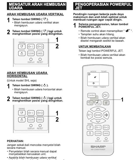 Pengontrolan Mode AC Sharp