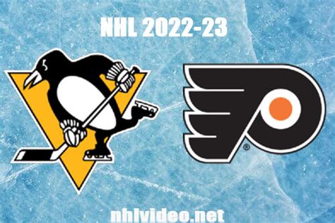 penguins vs flyers today