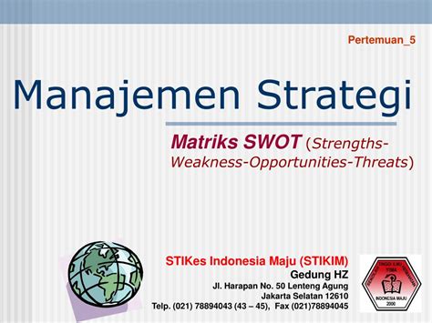 PPT MODEL MANAJEMEN STRATEGIK PowerPoint Presentation, free download