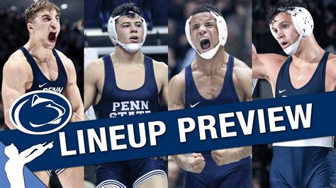 Penn State wrestling 201920 schedule released Centre Daily Times