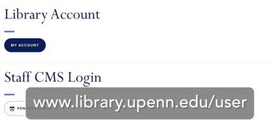 Penn Libraries Login Access