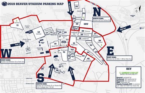 penn state football season parking pass