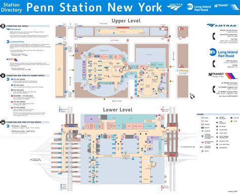 penn station nyc layout