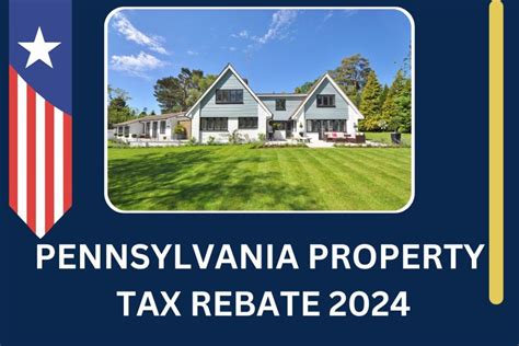 pennsylvania property tax rebate 2024