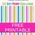 penny challenge free printable