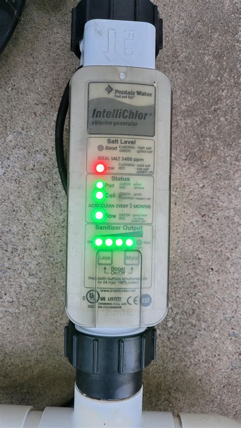 Pentair 520911 IntelliChlor IC20 Célula generadora de cloro salino