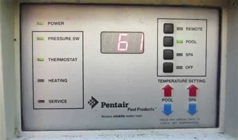Pentair MasterTemp Heater Poolside Tech Help and Support