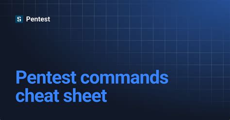 Pentest Commands