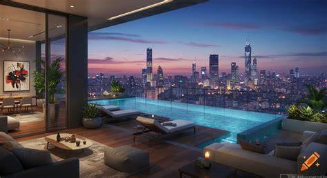 Penthouse Rooftop Pool