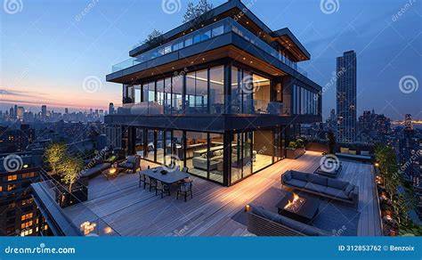 Penthouse Rooftop Views