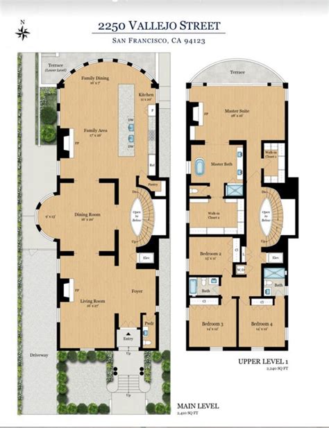 penthouse san francisco floor plans