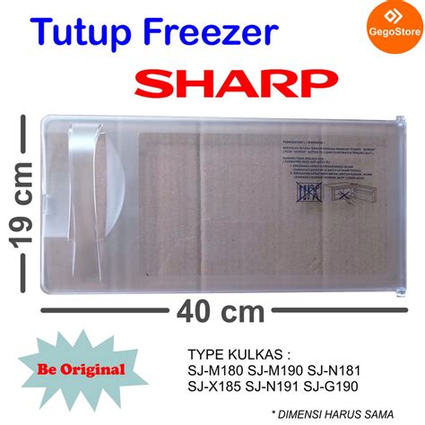 Penutup Freezer Kulkas Sharp, Cara Memasang Dan Menggunakannya