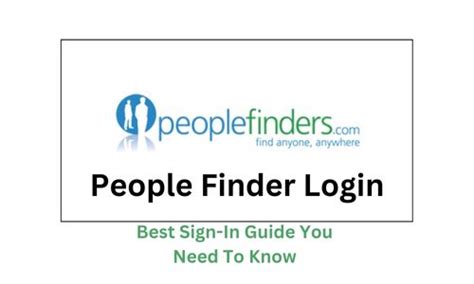 Discovering The Power Of People Finder Login In 2023