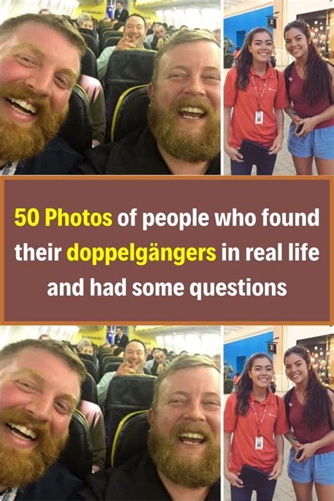 people finding their doppelganger