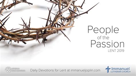 people of the passion lenten study 2019