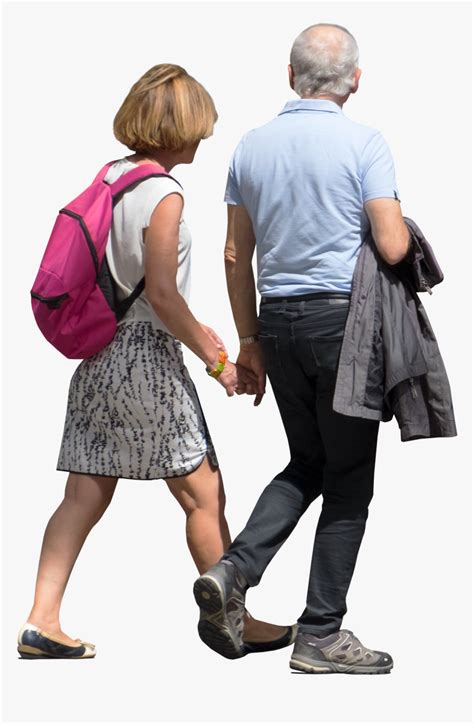 people walking front png