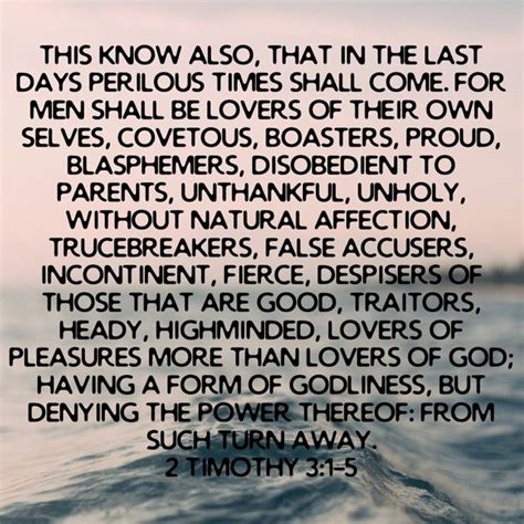 people will be lovers of themselves kjv