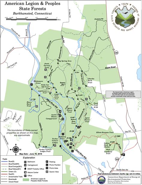 Peoples State Forest Trail Map