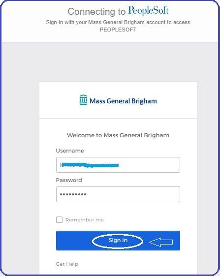 peoplesoft mass general login