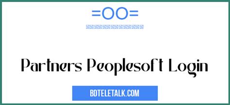 peoplesoft partners sign in