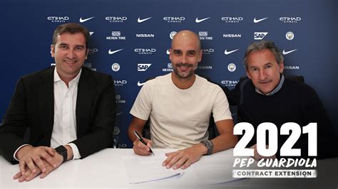 pep guardiola contract extension