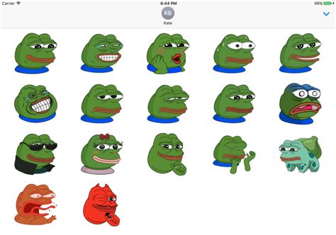 Pepe Stickers Imessage