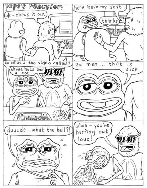 pepe the frog original comic