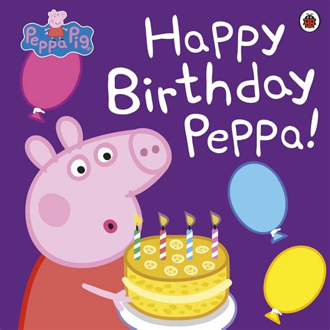 peppa pig birthday book