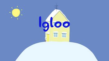 Peppa Pig Colour In Igloo