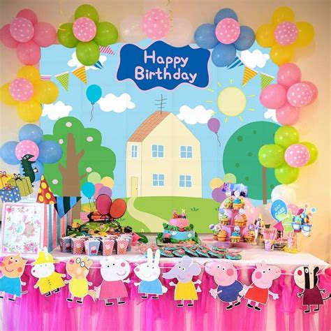 peppa pig cumpleaños decoracion