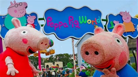 peppa pig theme park youtube